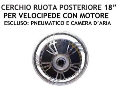 Cerchio posteriore completo - posteriore,