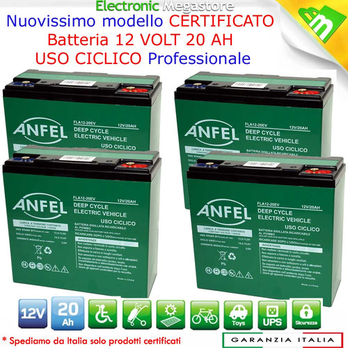 Batterie piombo 12v - 4,